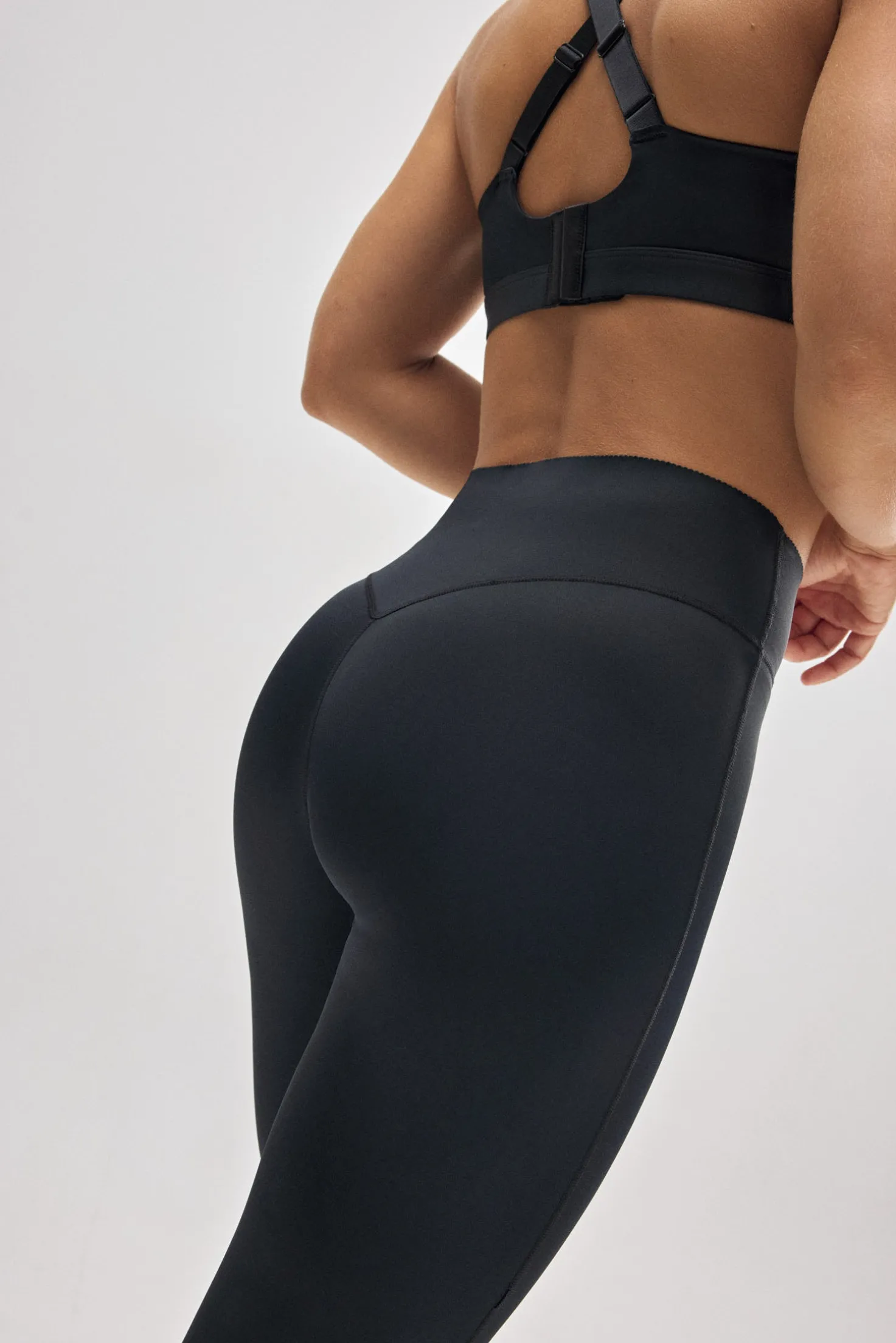 Leggings deportivos Compressive efecto push-up negro