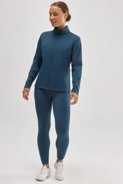 Leggings deportivos efecto push-up azul