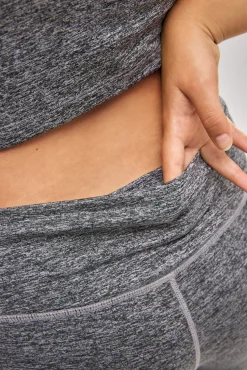 Leggings deportivos flare gris