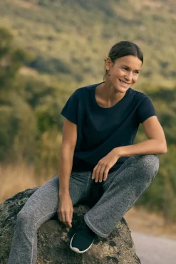 Leggings deportivos flare gris