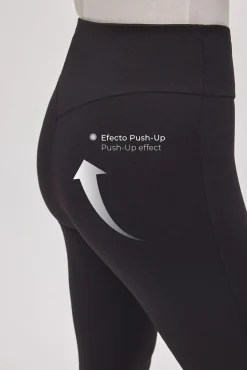Leggings moldeador flare efecto push-up negro