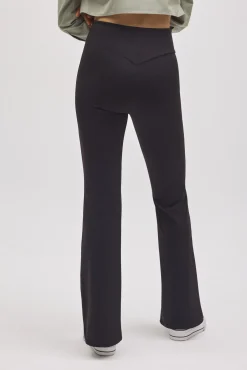 Leggings moldeador flare efecto push-up negro