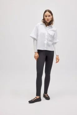 Leggings moldeador goma ancha negro