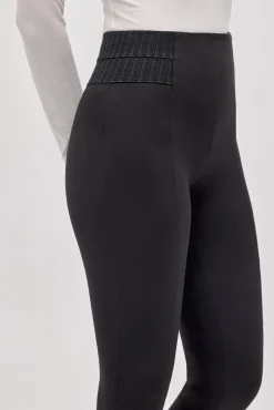 Leggings moldeador goma ancha negro