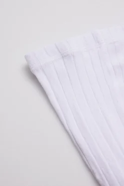 Leotardo canalé blanco