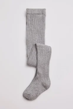 Leotardo canalé gris