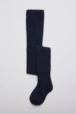 Leotardo canalé infantil marino