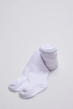 Leotardo clásico bebé blanco