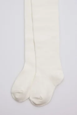 Leotardo clásico bebé marfil