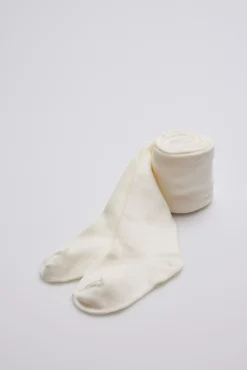 Leotardo clásico bebé marfil