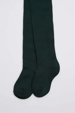 Leotardo clásico infantil verde botella