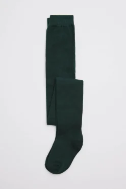 Leotardo clásico infantil verde botella