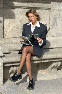 Look con panties de red y brillos @teresamora6