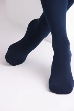 Medias largas sin puño 140 denier marino