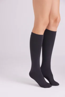 Medias largas sin puño 140 denier marengo