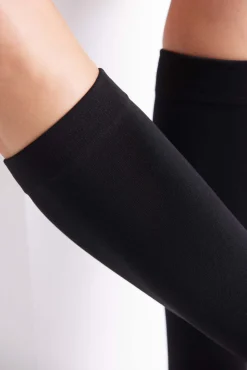 Medias largas sin puño 140 denier negro