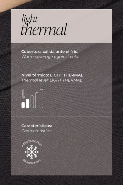 Mini media térmica estampado leopardo 140 denier