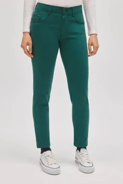 Mujer & Niña Pantalones vaqueros pitillo verde | Colección Mini me