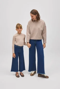 Mujer & Niña Pantalones vaqueros anchos | Colección Mini me