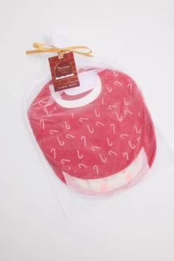 Pack 2 baberos bebé estampados navideños