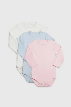 Pack 3 bodies bebé básicos manga larga
