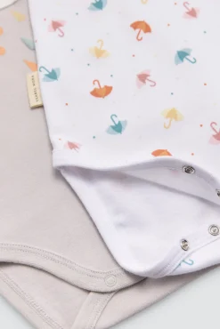 Pack 2 bodies bebé manga larga Rainy Day