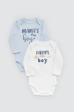 Pack 2 bodies bebé manga larga Mama's and Daddy's Boy
