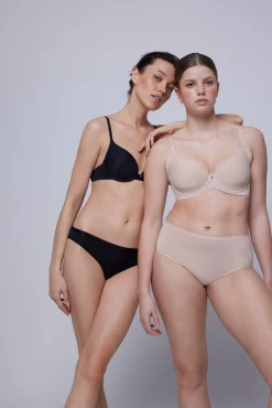 Pack 2 bragas altas básicas nude