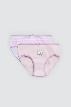 Pack 2 bragas infantiles algodón estampadas Meaow