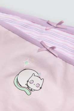 Pack 2 bragas infantiles algodón estampadas Meaow