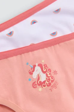 Pack 2 bragas infantiles algodón estampadas Unicorn
