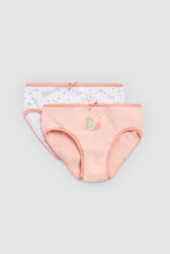 Pack 2 bragas infantiles algodón estampadas Slow down