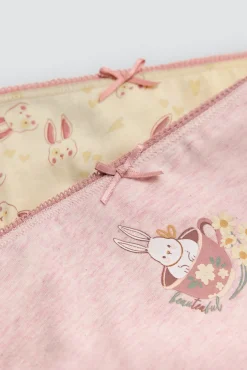 Pack 2 bragas infantiles algodón estampadas Tea time