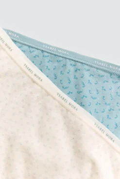 Pack 2 bragas midi algodón estampados suaves