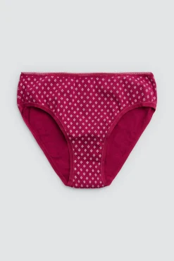 Pack 6 bragas midi algodón estampadas