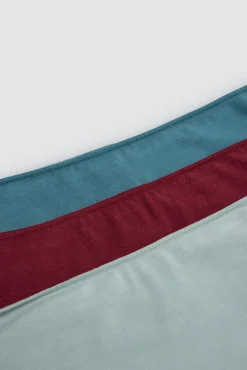 Pack 3 bragas midi básicas algodón