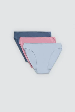 Pack 3 bragas midi básicas algodón