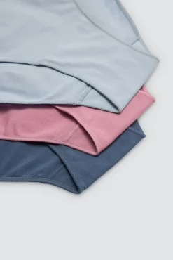 Pack 3 bragas midi básicas algodón