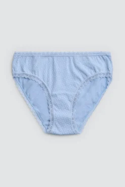 Pack 2 bragas midi estampadas tonos azules