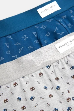 Pack 2 bóxers estampados