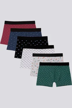Pack 6 bóxers estampados