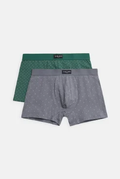 Pack 2 bóxers estampados minimal