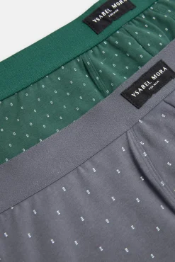 Pack 2 bóxers estampados minimal