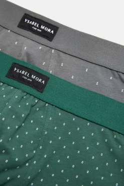 Pack 2 bóxers estampados minimal
