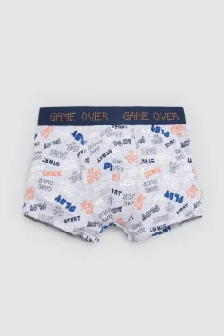 Pack 2 bóxers juveniles algodón estampados Gamer