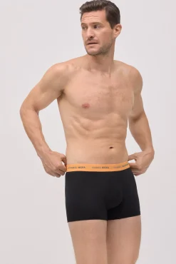 Pack 6 bóxers negros con banda de color