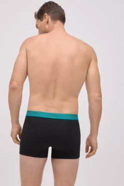 Pack 6 bóxers negros con banda de color