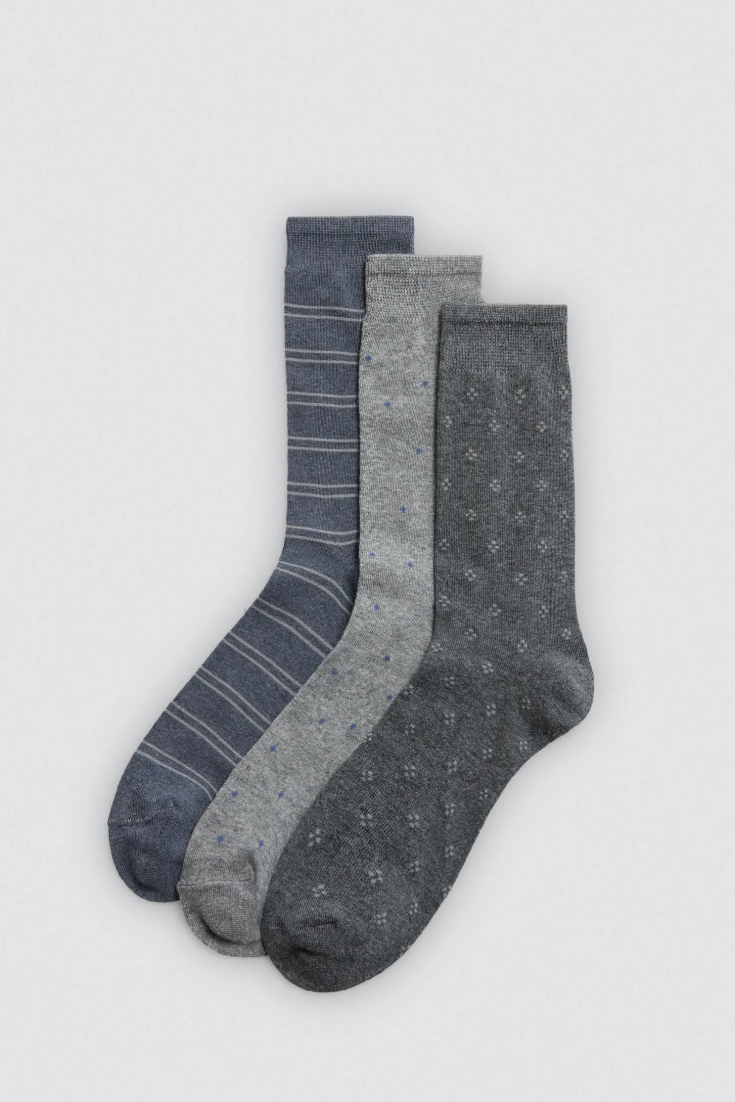 Pack 3 calcetines altos estampados