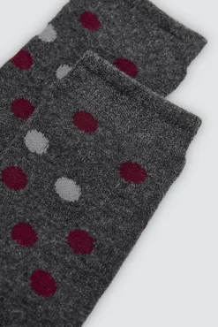 Pack 3 calcetines altos lana puño antipresión estampados