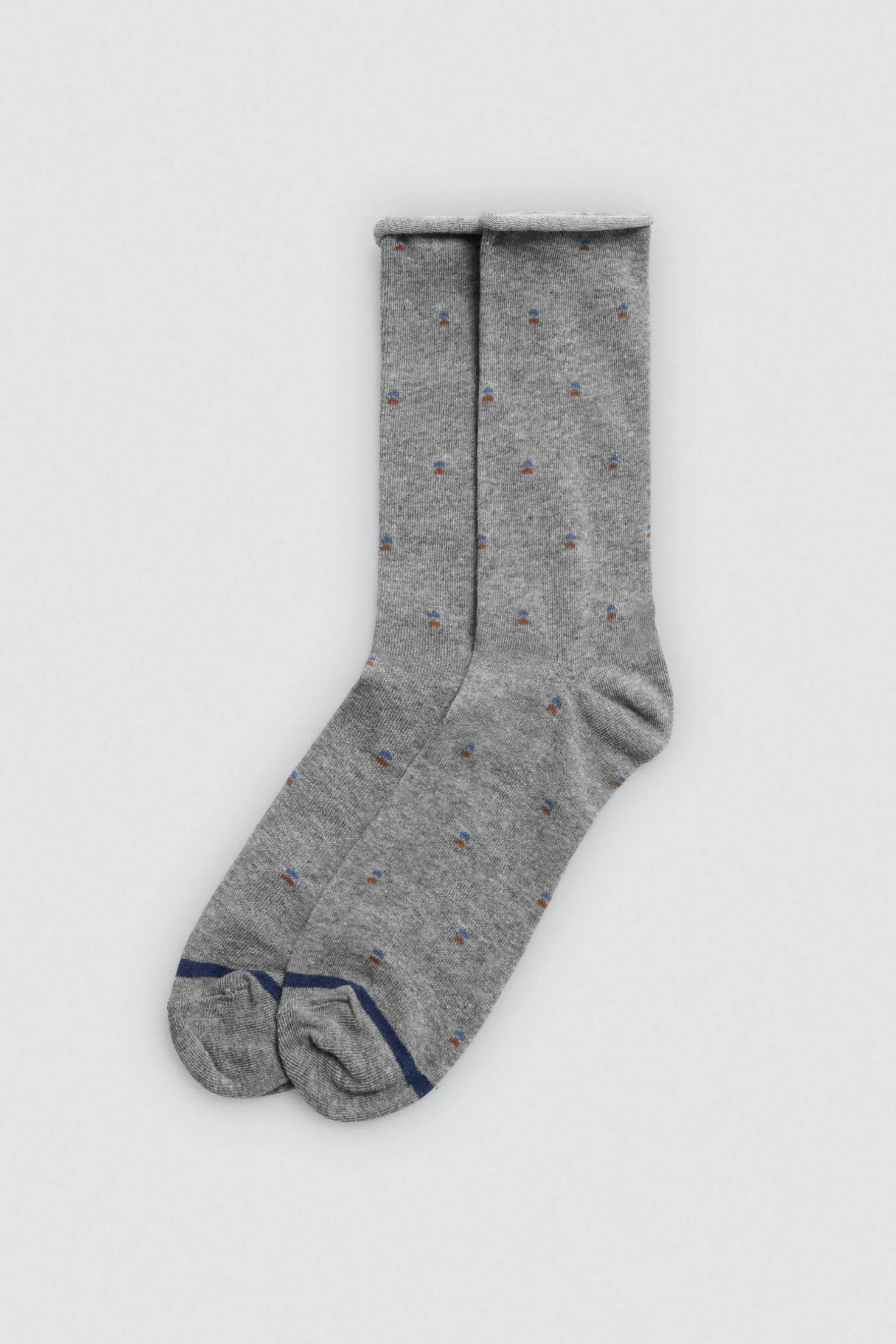 Pack 3 calcetines altos sin puño estampados